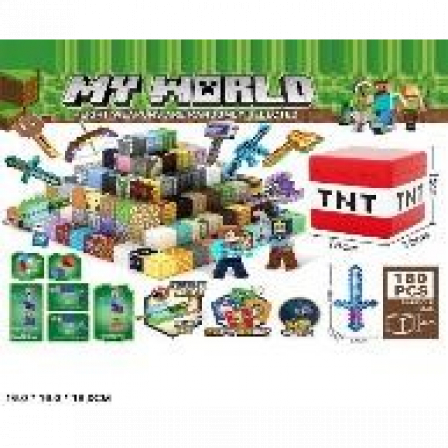 Конструктор магнитный my worl, 180 дет. №83001-18