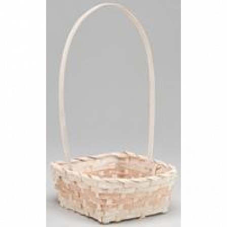 Корзина плетеная (бамбук), D18x18*H8/32 см, натуральный