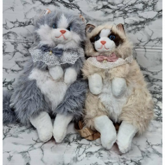 А Мягкая игрушка кошка-рюкзак