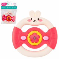 Игрушка музыкальная "Руль" световые и звуковые эффекты, в/п 17*3*25 см.