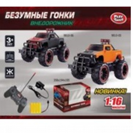 Внедорожник на р/у "Безумны гонки" 1:16,в ассортименте.35,5*19*18