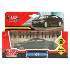 Машина металл KIA k7, 11,5 см, двери, инерция, кор.
