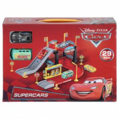 Игрушка пластик парковка +2 машинки, тачки,