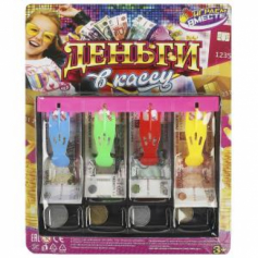 Деньги игровые для касс с лотком, блист.14*20*2см играем вместе ИГРАЕМ ВМЕСТЕ