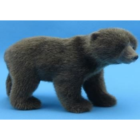 Декоративная новогодняя Фигурка Медведь, 19x7,5x13 см, коричневый