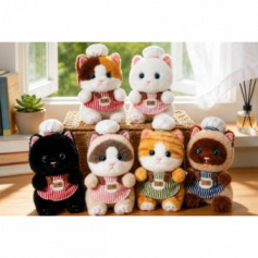 А Мягкая игрушка Кошечка повар