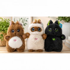 А Мягкая игрушка кошечка 2540-I-25