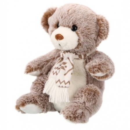 Игрушка мягконабивная ТМ "Relana" Мишка в шарфике, 23 см., в/п 23*15*15 см