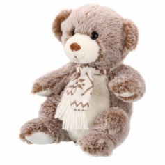 Игрушка мягконабивная ТМ "Relana" Мишка в шарфике, 23 см., в/п 23*15*15 см