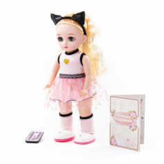 Кукла "Марина" (37 см) на вечеринке (ходит, танцует, разговаривает, поёт, рассказывает сказки, воспр