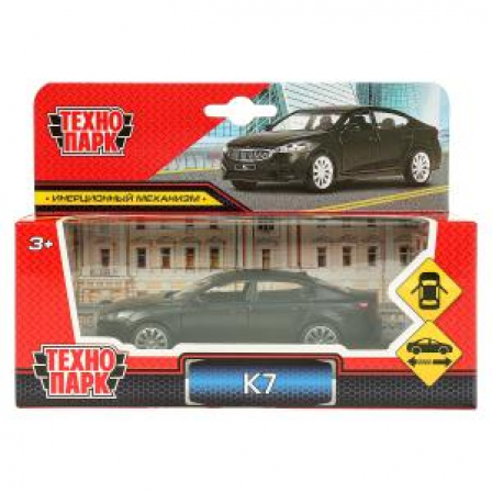 Машина металл KIA k7, 11,5 см, двери, инерция, кор.