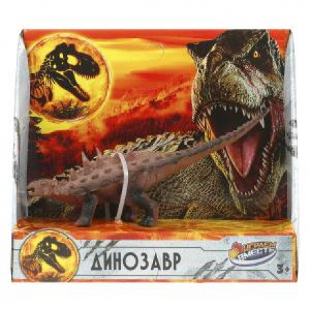 Игрушка пластизоль динозавр с шипами 14,7*5,3*4,5 см,индивид.дисплей