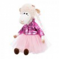 Игрушка мягконабивная ТМ "Relana" Овечка Мишель  в платье и курточке, 30 см,  в/п 30*10*12 см