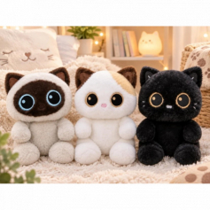 А Мягкая игрушка Котик 2556B-A-30