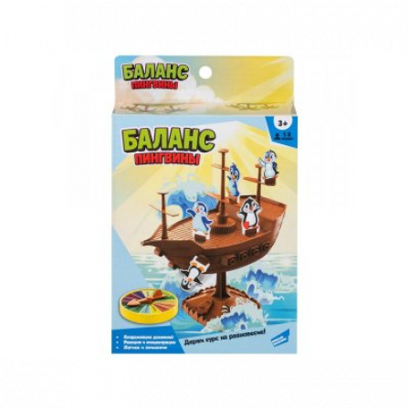 Игра детская настольная «Баланс» (пингвины)