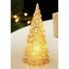 Новогодняя декоративная Елочка с LED подсветкой 5,7*12,2 см, 1 шт.