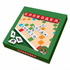 Игра настольная "Словодел" (картон) зел