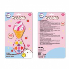 Косметика ДЛЯ ДЕВОЧЕК Molang блеск для губ, аппликатор МИЛАЯ ЛЕДИ