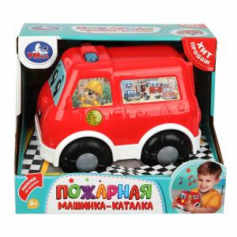 Каталка ПОЖАРНАЯ МАШИНА,35 + песен, загадок и фраз в кор.