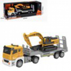 Набор «Строительная техника» 2 машинки, световые и звуковые эффекты, в/к 33,7*8,7*11,5 см