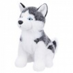 Игрушка мягконабивная ТМ "Relana" Собака Хаски, 21 см, в/п 21*12*15 см