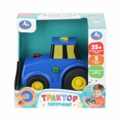 Каталка  ТРАКТОР  25+ сказок, песен и фраз в кор.