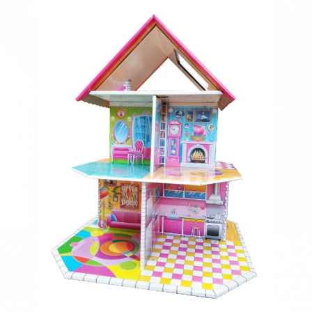 Кукольный домик быстрой сборки. Dream House. "Коттедж"