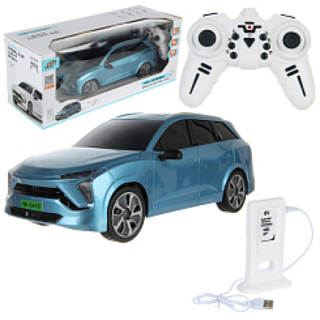 Набор машина Р/У 43х17.6х15.6 см. синяя