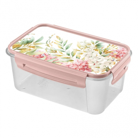КОНТЕЙНЕР ДЛЯ ПРОДУКТОВ  "ЛОК"  С ДЕКОРОМ 1,1Л