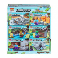 Конструктор мой мир, дисплей Город мастеров уп-12шт в кор.2*12уп