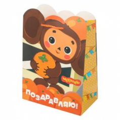 Пакет подарочный вырубка СОЮЗМУЛЬТФИЛЬМ Размер м