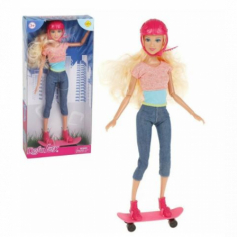 Игровой набор Defa Lucy.  «На прогулке». 1 кукла, 2 предм.в компл., кор.