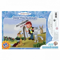 Пазл мягкий "Простоквашино-3" 12 эл (Союзмультфильм)