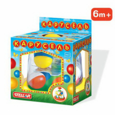 Юла - карусель с шариками (коробка)