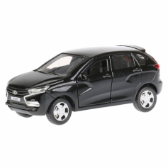 Машина металл LADA XRAY, 12см, открыв. двери, инерц, черный 9818 в кор.