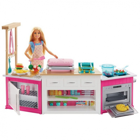 *Barbie® Barbie супер кухня с куклой