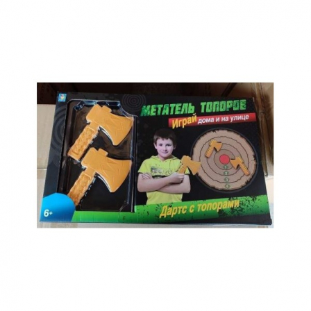 Набор метательных топоров, мишень Блистер, 1toy
