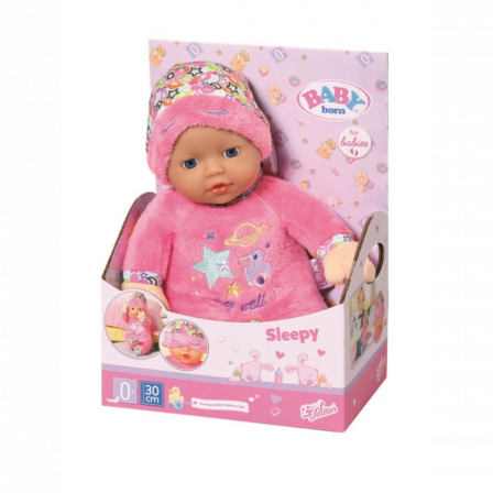 *Кукла мягкая с твердой головой, 30 см, Игрушка BABY born for babies дисплей