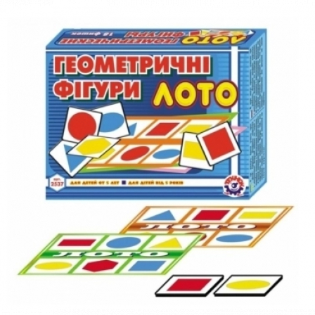 Лото "Геометрические фигуры"