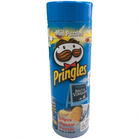 Пазл PRINGLES 8x24см. - 50 элементов, тип Salt and Vinegar, цвет: синий 190236C