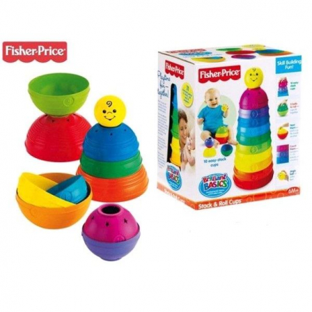 "Маттел" FISHER-PRICE Развивающие стаканчики
