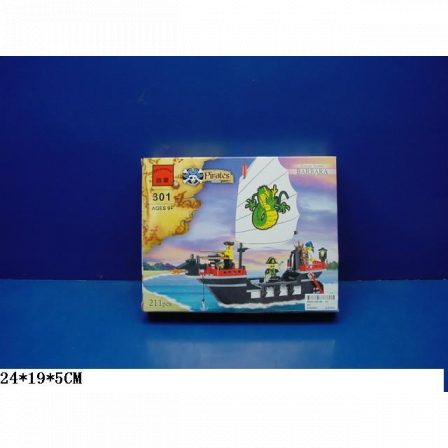 Конструктор "Военная Шхуна" 211 дет. С301/301