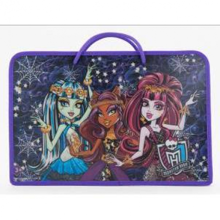 Папка для тетрадей с ручками "Monster High",