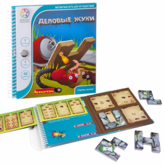 Магнитная игра Bondibon для путешествий, ДЕЛОВЫЕ ЖУКИ, SGT 230