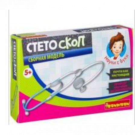 Французские опыты Науки с Буки Bondibon, Стетоскоп, арт. EK-JD016