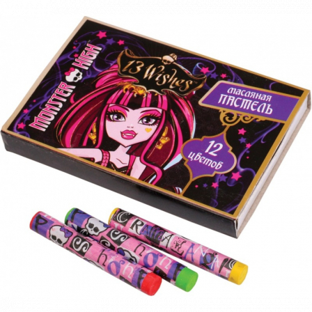 Мелки пастельные ,масляные "Мonster High"-12 цв.