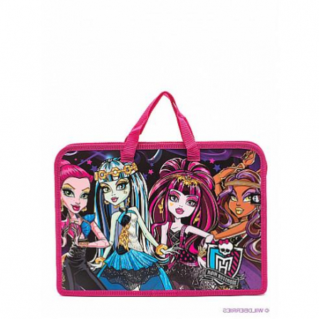 Папка для тетрадей "Monster High" А5+, на молнии