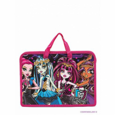Папка для тетрадей "Monster High" А5+, на молнии