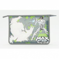 Папка для тетрадей "Max Steel"  A5+ на молнии (раскрась фломастерами)
