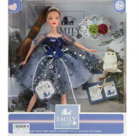 Ф Кукла EMILY с кошкой QJ089C  24/48